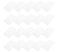 NUOBESTY 20 Pièces Gabarit creux numérique pochoir scrapbooking pochoirs creux PET Transparent