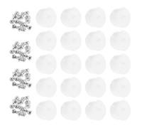 NUOBESTY 20 Pièces Goujons pour Meubles avec Verrouillage à Came et Vis, | Acier Laminé à Froid et Plastique, Montage sans Perçage Préalable, Réglage Précis, Armoire et Assemblage DIY