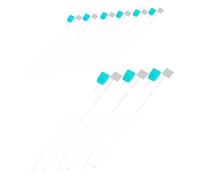 NUOBESTY 20 Pièces Long Punch Needle Threaders Threading Tools For Sewing And Embroidery DIY Crafts With Extended Reach Thread Pullers