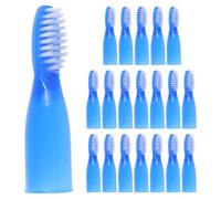 NUOBESTY 20 Pièces Mini Brosse à Dents à Manche Court, Poils Souples, | Plastique et Nylon, Usage en Espaces Confinés et Établissements Correctionnels, Maniable, Résistant à L'usure