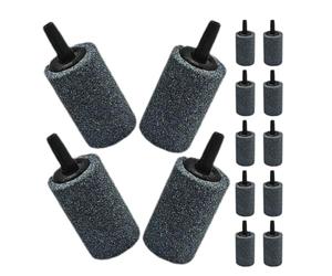 NUOBESTY 20 Pièces Pierre à Air Diffuseur Bulles Douces Bruit | Grès pour Aquariums et Bassins, Usage en Hydroponie et Quarantaines, pour Poissons et Crevettes