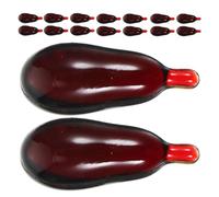 NUOBESTY 20 Pièces Pilules de Sang pour Halloween Effet Réaliste, Capsules de Faux Sang Rouge Faciles à Utiliser pour Fêtes Costumées et Blagues Effrayantes
