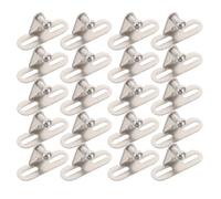 NUOBESTY 20 Pièces Support de Montage Vérin à Gaz en L, Bille 10mm Acier | Montage Rapide Modulaire, Tenue Sûre et Résistance à L’usure, pour Tables Élévatrices et Automobile
