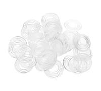 NUOBESTY 200 pièces Transparent Glass Table Top Pads PVC Non Adhesive Slip Bumpers for Furniture Protection and Cabinet Door Shims