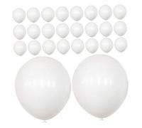 NUOBESTY 200pièces Ballons Latex Blancs Ronds à Gonfler pour Décoration de Mariage et Anniversaire Accessoires pour Créer Arches et Guirlandes