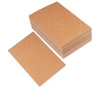 NUOBESTY 200pièces Cartes Papier Kraft Vierges Épaisses Pour Diy Cartes à Message Blank Note Cards Pour Graffiti Et Bricolage Matériel Papeterie Pour Bureau Et Loisirs Créatifs