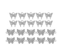 NUOBESTY 20pièces Breloque Alliage Et Strass Connecteur Pour Bijoux Pendentif Avec Strass Pour Création De Colliers Et Bracelets