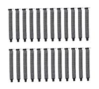 NUOBESTY 20pièces Cache Embout Pci Plaque Obturation De Châssis pour Ordinateur Bloc De Ventilation pour Boîtier Pc Lot de Maille Métallique Noir