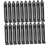 NUOBESTY 20pièces Cache Emplacement Arrière Ordinateur Déflecteur De Ventilation Plaque Obturation pour Boîtier Ordinateur Cache Emplacement pour Boîtier Compatible Plupart des Châssis