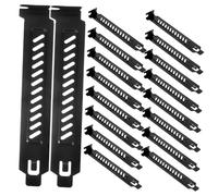 NUOBESTY 20pièces Déflecteur Ventilation Pc Métal Protection Poussière Dissipateur Thermique Pour Boîtier Ordinateur Couverture Fente Pci Robuste Et Compatible