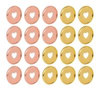 NUOBESTY 20pièces Disques De Liaison Ronds Pour Carnet Disques Dorés Pour Agendas Accessoires De Reliure Pour Artistes Et Étudiants