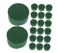 NUOBESTY 24 Pièces Base d'arrangement de fleurs de boue de fleurs séchées base de composition d'allée de mariage Bakélite Vert