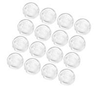 NUOBESTY 24 Pièces Butée de Chaîne à Billes, Pom Transparent, Discret | Arrêt pour Chaîne de Stores Vénitiens, Design Invisible, Léger, Usage Maison et Travaux de Rénovation