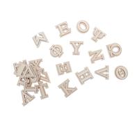 NUOBESTY 24 Pièces Lettres Grecques Double Couche pour Décoration Murale Artisanale DIY Massif pour Loisirs Créatifs et Décoration Intérieure