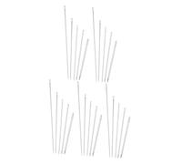 NUOBESTY 25 Pièces Aiguilles Métal Renforcées Extra Longues pour Couture Réparation Tissus Épais et Patchwork