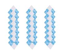 NUOBESTY 27 Carreaux Miniatures pour Maison de Poupée, Bleus Et Blancs | Assortiment de Feuilles de Bois pour Plancher, pour La Décoration de Mini-maisons Et Les Projets D'artisanat