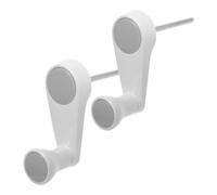 NUOBESTY 2pcs Mécanisme à Manivelle de Table en Plastique pour Bureau Réglable, Remplacement du Bouton de Manivelle, Adapté pour Table D'étude à Domicile