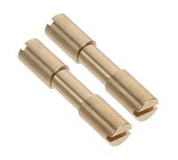 NUOBESTY 2pcs Rivets en Laiton pour Manche de Couteau Fixation Sécurisée, Vis de Clip Conviviales pour Bricolage de Couteaux, Accessoires pour Poignée de Couteau