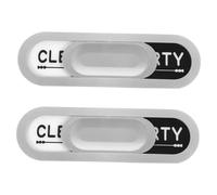 NUOBESTY 2pièces Aimants Pourve-vaisselle Double Face Facile à Lire Glisser Indicateur De Nettoyage Pour Cuisine