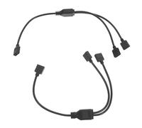 NUOBESTY 2pièces Câble Répartiteur Argb pour Carte Mère Ordinateur vers Broches Rallonge Interne Compatible Divers Périphériques Argb
