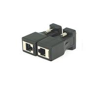 NUOBESTY 2pièces Câble Vga Mâle Et Femelle Adaptateur Convertisseur Rallonge pour Ordinateur Et Périphériques Interface Alliage Sécurisée