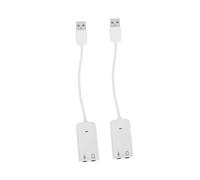 NUOBESTY 2pièces Carte Pratique pour Ordinateur Indépendante avec Prise Microphone Et Casque Filtre Anti-Bruit