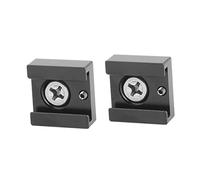 NUOBESTY 2Pièces Cold Shoe Mount Adapter for Camera Flash with Quick Release Support Durable Metal Design for Versatile Photography Use