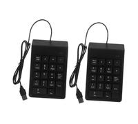 NUOBESTY 2pièces Pavé Numérique USB à Touches Lot de Accessoires de Remplacement pour Ordinateur Portable avec Touches de Raccourci pour Utilisation Bancaire et Financière