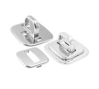 NUOBESTY 2pièces Plaque De Base pour Cadenas à Clé Ancrage pour Cadenas à Combinaison Plaque De Fixation pour Ordinateur Portable Bureau École Bibliothèque