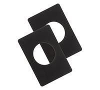 NUOBESTY 2pièces Plaque De Renfort De Porte Kit De Réparation Pour Remplissage De Gâche De Porte Protection Sans Perçage