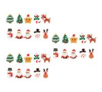 NUOBESTY 3 Ensembles Accessoires Résine De Noël Pour Diy Décorations Artisanales Multiformes Pour Téléphones Plus 38 Pièces * 3