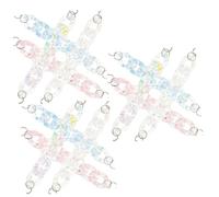 NUOBESTY 3 Ensembles Décorations De Coque De Téléphone Acrylique Chaînes Élégantes Pour Mobile Accessoires Diy Profond 4 Pièces * 3