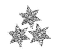 NUOBESTY 3 Pièces Breloques De Montre Décoratives Étoile à Cinq Branches Clous De Bracelet De Montre Breloque De Bracelet Accessoires Pour Silicone