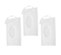NUOBESTY 3 Pièces Étui à Lingettes EVA avec Couvercle Rabattable, Poignée | Design Suspendu et Accès par Extraction, Rangement Moderne pour Tissus et Serviettes au Bureau