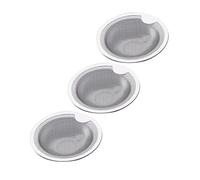 NUOBESTY 3 pièces Lot de Filtres Acier Inoxydable Durables pour Évier et Tamis Anti-Cheveux Panier Filtrant pour Cuisine et Salle de Bain Facile à Installer et Nettoyer
