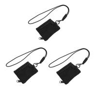 NUOBESTY 3 Pièces Petit Portefeuille Lanière Suspendu à La Taille Suspendu Porte-Cartes Autour du Cou Multi-Usage Petit Suspendu Nylon