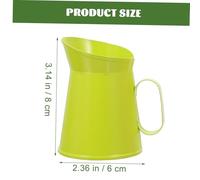 NUOBESTY 3 pièces Petit Pot de Fleur Métallique Vintage avec Poignée Seau de Décoration Rétro pour Plantes Intérieur Lot de Mini Jardinières Fer pour Bureau et Maison Couleur Aléatoire