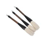 NUOBESTY 3 Pièces Pinceaux de Calligraphie Chinois Poils de Chèvre Multisize Large Moyen Petit pour Peinture Sumi et Traditionnelle Outils pour Débutants et