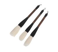 NUOBESTY 3 pièces Pinceaux de Calligraphie Chinoise Poils de Chèvre Lot de Grand Moyen Petit pour Écriture Dessin et Peinture Traditionnelle Pinceaux pour Artistes et Débutants