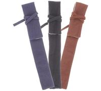 NUOBESTY 3 Pièces Pochette en Coton et Lin Style Chinois pour Bâtonnets et Tubes de Parfum 20g, Portable et Pratique pour Ranger Parfum en Boutique Domicile Plusieurs Styles