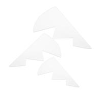 NUOBESTY 3 Pièces Pochoirs de Couture Acrylique pour Quilting Sapin de Noël Kit DIY pour Décoration Festive Modèles Durables pour Débutants et Artisanales