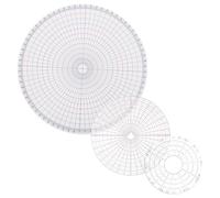 NUOBESTY 3 Pièces Pottery Circle Ruler Ceramic Trimming Tool Clay Divider Kit For Precise Clay Shaping And Geometric Drawing In Art Studios And DIY Crafting