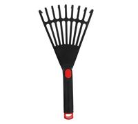 NUOBESTY 3 Pièces Râteau de Jardin pour Ramassage Outil de Jardinage pour Parterre de Fleurs avec Manche Ergonomique Outil pour Jardinage Extérieur