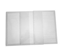 NUOBESTY 3 pièces Règle Pochoir Plastique pour Tracé de Lignes Modèle Calligraphie et Préparation Examens Outil pour Création et Dessins