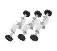 NUOBESTY 3 Pièces Support de Pince de Laboratoire en Fer avec Structure à Double Vis Réglable pour Environnement de Laboratoire Chimie, pour Recherche Scientifique