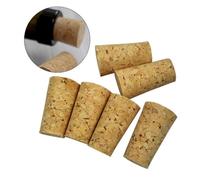 NUOBESTY 30 pièces Bouchons Liège Naturels Bois Bouchon Bouteille Vin Conique avec Joint Caoutchouc Étanchéité Fiable pour Conserver Fraîcheur Adapté Bouteilles Standard Usage Maison Bar