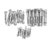 NUOBESTY 30 pièces Boulons Muraux Creux Acier Galvanisé Cloisons Sèches Chevilles Expansion Légères et Robustes Fixation Murale Polyvalente pour Plaques de Plâtre et Murs Creux