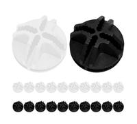NUOBESTY 30 pièces Connecteurs Plastique pour Cage Animaux et Meubles DIY Noir et Blanc Fixations Robustes pour Étagères Armoires et Rangement Modulable
