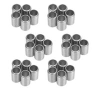 NUOBESTY 30 Pièces Kit de Raccords Hydrauliques avec Bague de Serrage Acier Inoxydable à Compression Haute Pression pour Tuyaux