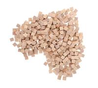 NUOBESTY 300 Pièces Cubes Naturels Non Traités de Blocs de pour Projets DIY Jouets Éducatifs Pin pour Activités Manuelles